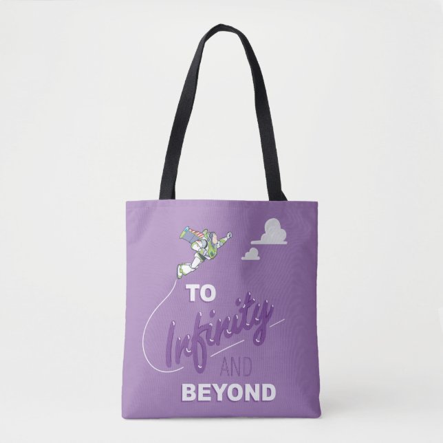 Toy Story | Buzz Flying "To Infinity And Beyond" Tote Bag (Front)