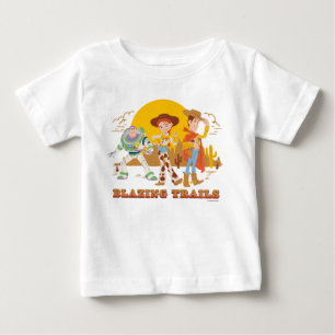 Toy Story Buzz, Jessie, Woody "Blazing Trails" Baby T-Shirt