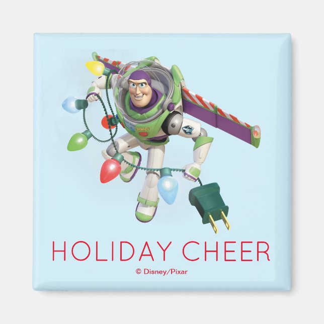 Toy Story | Buzz Lightyear Decorating Christmas Magnet (Front)