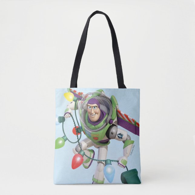 Toy Story | Buzz Lightyear Decorating Christmas Tote Bag (Front)