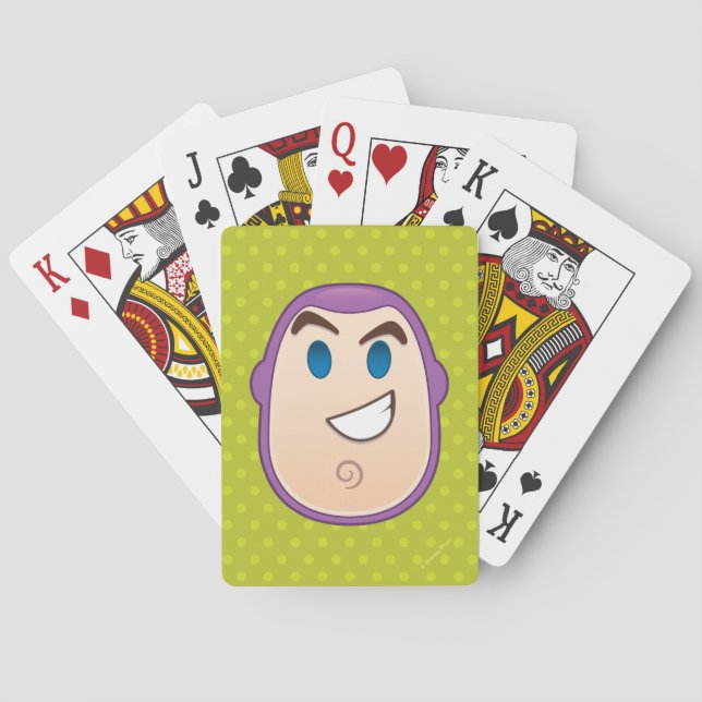 Toy Story | Buzz Lightyear Emoji Playing Cards (Back)