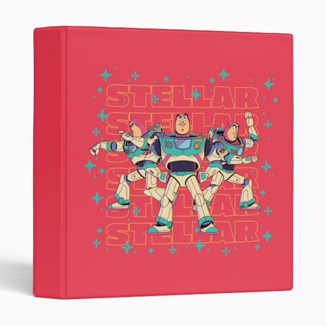 Toy Story Buzz Lightyear "STELLAR" Binder (Front/Spine)