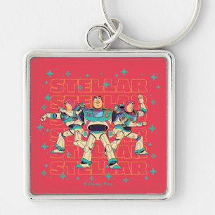 Toy Story Buzz Lightyear "STELLAR" Keychain