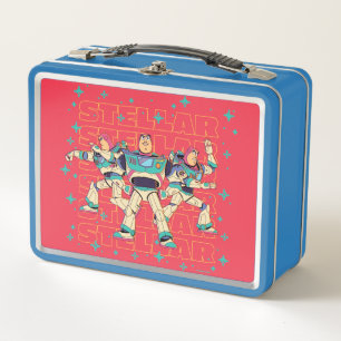 Toy Story Buzz Lightyear "STELLAR" Metal Lunch Box
