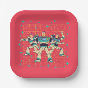 Toy Story Buzz Lightyear "STELLAR" Paper Plate
