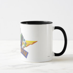 Toy Story Buzz Lightyear wings button pin Mug