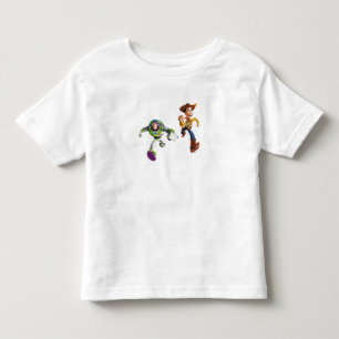 Toy Story Buzz Lightyear Woody running Toddler T-shirt