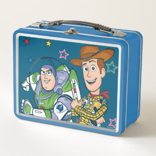  Toy Story   Buzz & Woody Metal Lunch Box