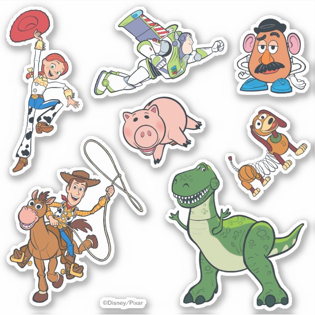 Toy Story Cartoon Character Art (Front)