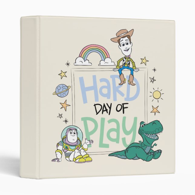 Toy Story Characters | Hard Day of Play Binder (Front/Spine)