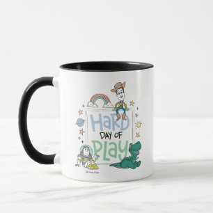 Toy Story Characters   Hard Day of Play Mug