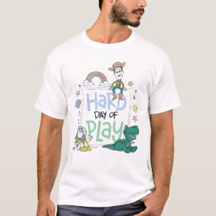 Toy Story Characters   Hard Day of Play T-Shirt