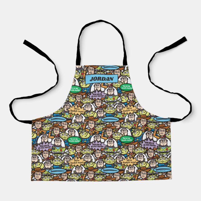 Toy Story | Cute Toy Pattern Apron (Front)