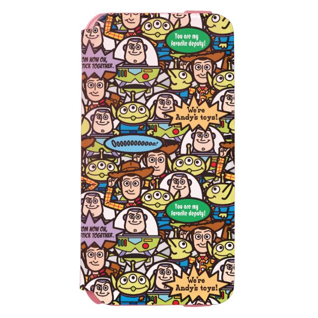 Toy Story | Cute Toy Pattern Incipio iPhone Wallet Case (Folio Front)