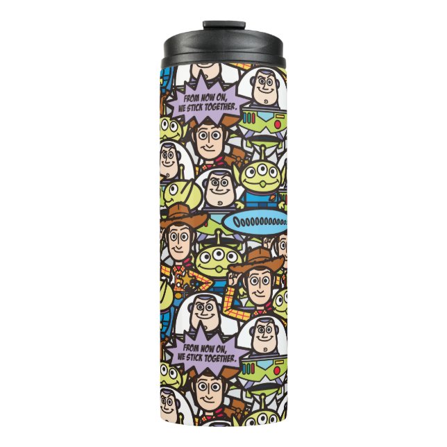 Toy Story | Cute Toy Pattern Thermal Tumbler (Front)