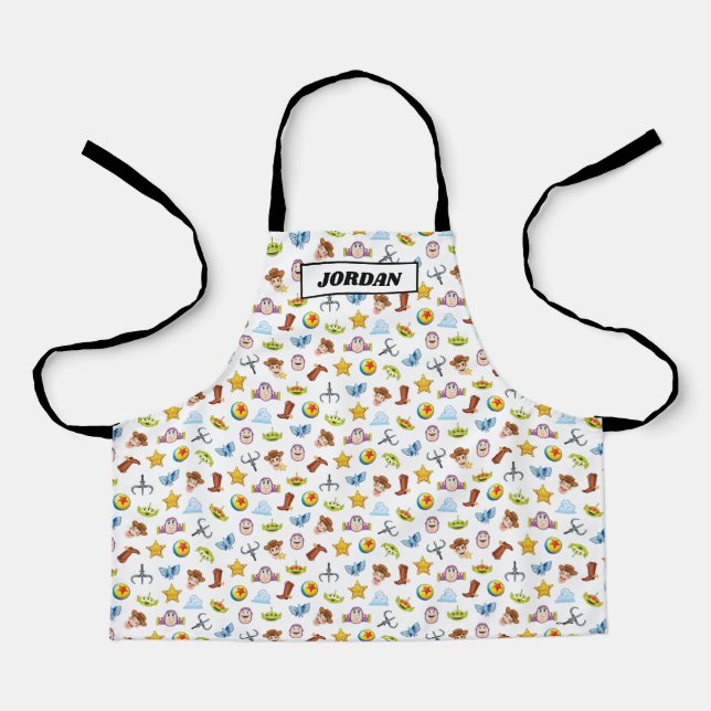 Toy Story Emoji Pattern Apron (Front)
