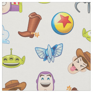 Toy Story Emoji Pattern Fabric
