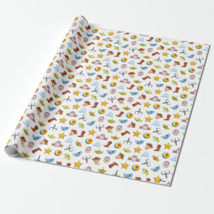 Toy Story Emoji Pattern Wrapping Paper