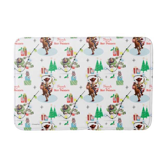 Toy Story | Friends Are The Best Presents Bath Mat (Front)
