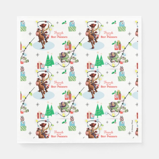 Toy Story | Friends Are The Best Presents Napkin (Front)