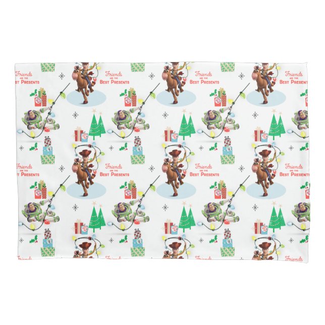 Toy Story | Friends Are The Best Presents Pillowcase (Front)