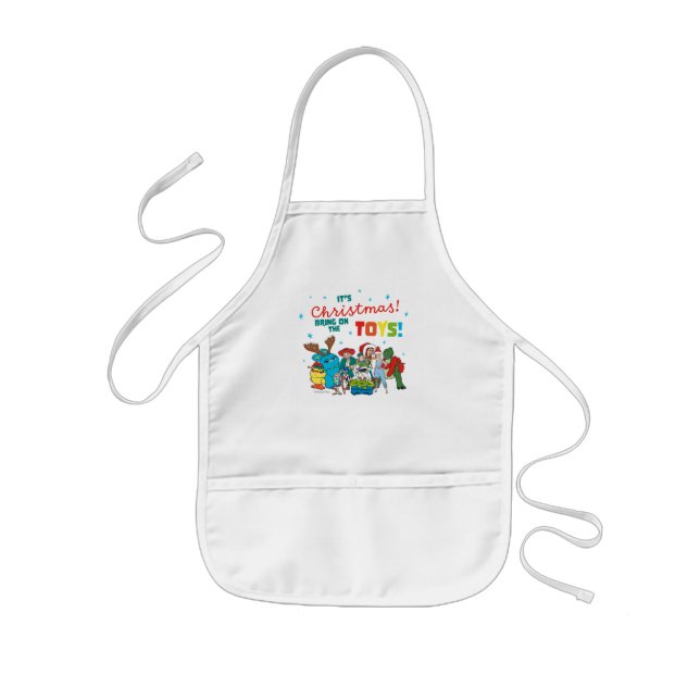Toy Story | It's Christmas! Bring on the Toys Kids Apron (Front)