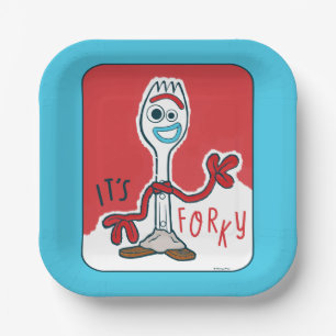 Toy Story   It's Forky Paper Plate