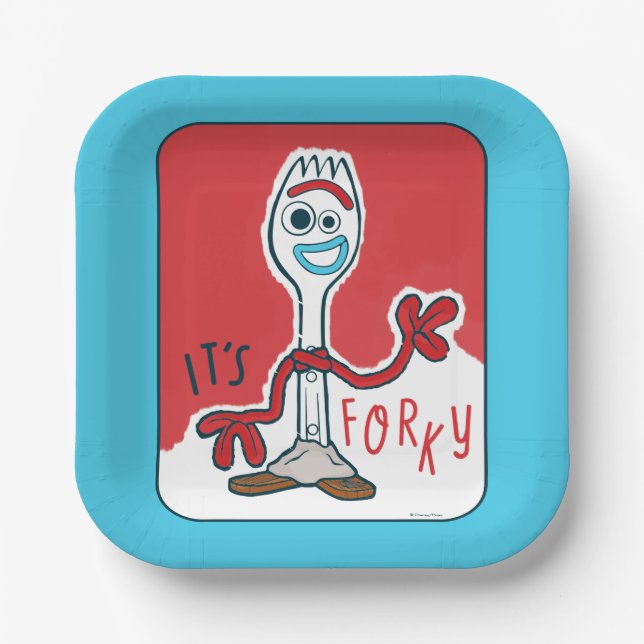 Toy Story | It's Forky Paper Plate (Front)