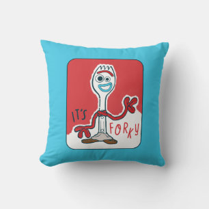 Toy Story   It's Forky Throw Pillow