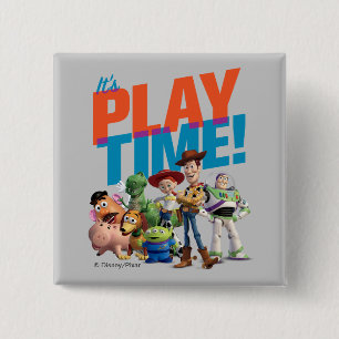 Toy Story   It's Play Time 2 Inch Square Button