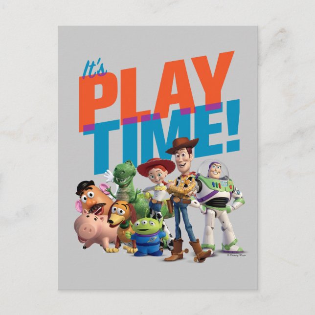 Toy Story | It's Play Time Postcard (Front)
