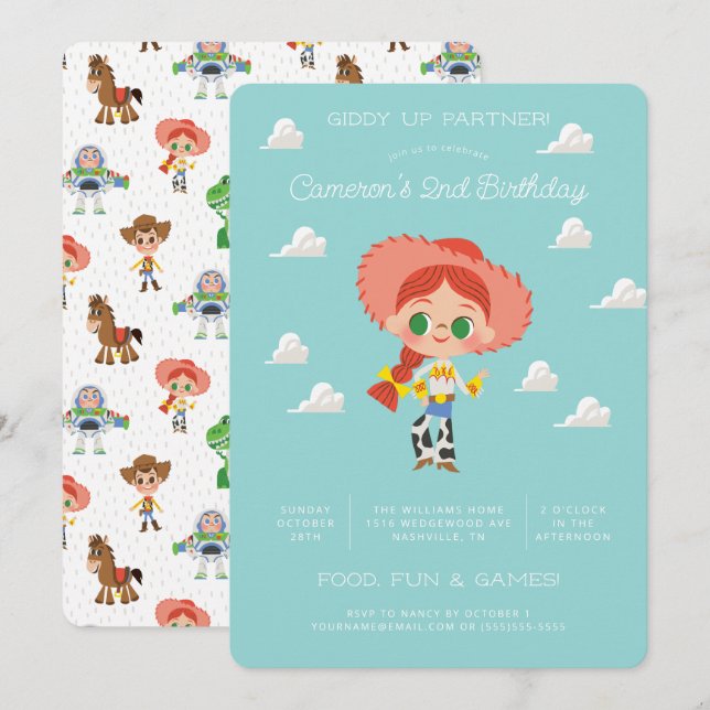 Toy Story | Jessie Baby Birthday Invitation