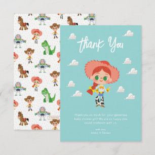 Toy Story   Jessie Baby Shower Thank You Card