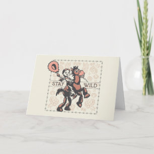 Toy Story Jessie & Bullseye "Stay Wild" Card