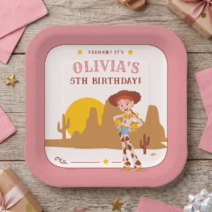 Toy Story Jessie Cowgirl Western Birthday Paper Plate