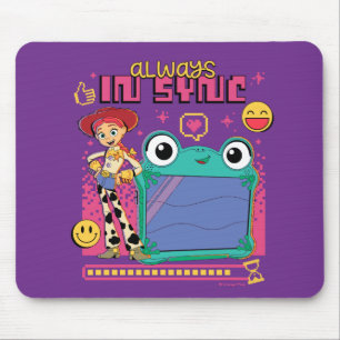 Toy Story Jessie & Lilypad "Always in Sync" Mouse Pad