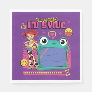 Toy Story Jessie & Lilypad "Always in Sync" Napkin