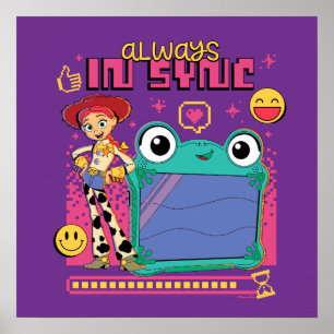 Toy Story Jessie & Lilypad "Always in Sync" Poster
