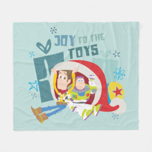 Toy Story   Joy to the Toys Fleece Blanket