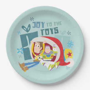 Toy Story   Joy to the Toys Paper Plate