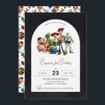 Toy Story Kid's Birthday Invitation<br><div class="desc">Howdy Partner! Round Up Your Crew for a Toy Story Birthday! Giddy up for a good time with these customizable Toy Story birthday invitations! Featuring everyone's favourite bunch of toys from Andy's room, these invitations are the perfect way to invite your little space ranger or cowgirl to celebrate their birthday....</div>