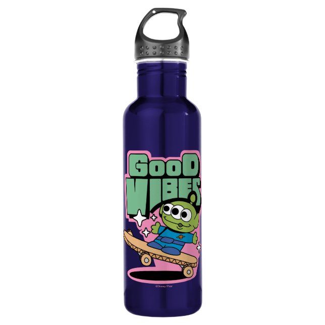 Toy Story | Little Green Men Good Vibes 710 Ml Water Bottle (Front)