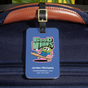 Toy Story Little Green Men Good Vibes Luggage Tag