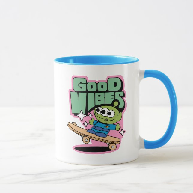Toy Story | Little Green Men Good Vibes Mug (Right)