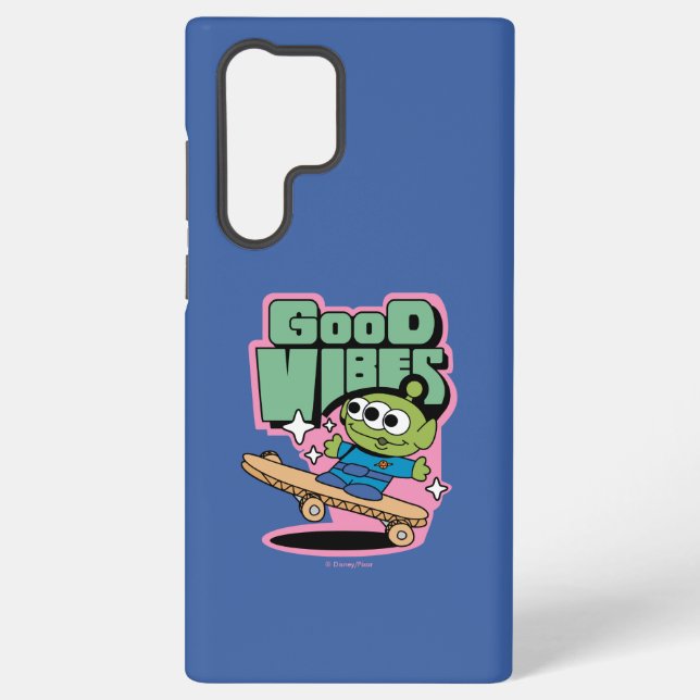 Toy Story | Little Green Men Good Vibes Samsung Galaxy S22 Ultra Case (Back)