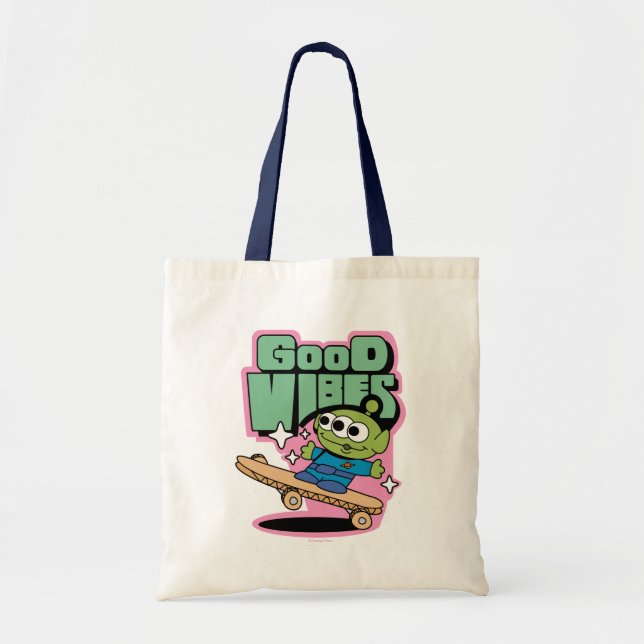 Toy Story | Little Green Men Good Vibes Tote Bag (Front)