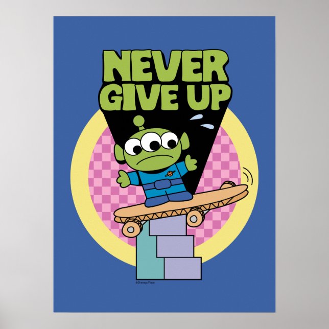 Toy Story | Little Green Men Never Give Up Poster (Front)