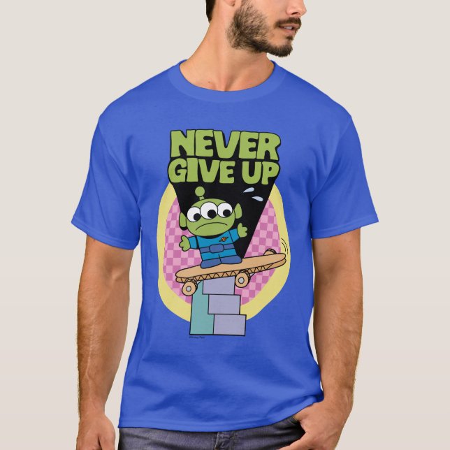 Toy Story | Little Green Men Never Give Up T-Shirt (Front)