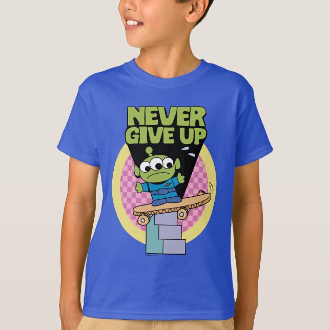 Toy Story | Little Green Men Never Give Up T-Shirt (Front)