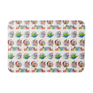 Toy Story   Merry Christmas Pattern Bath Mat